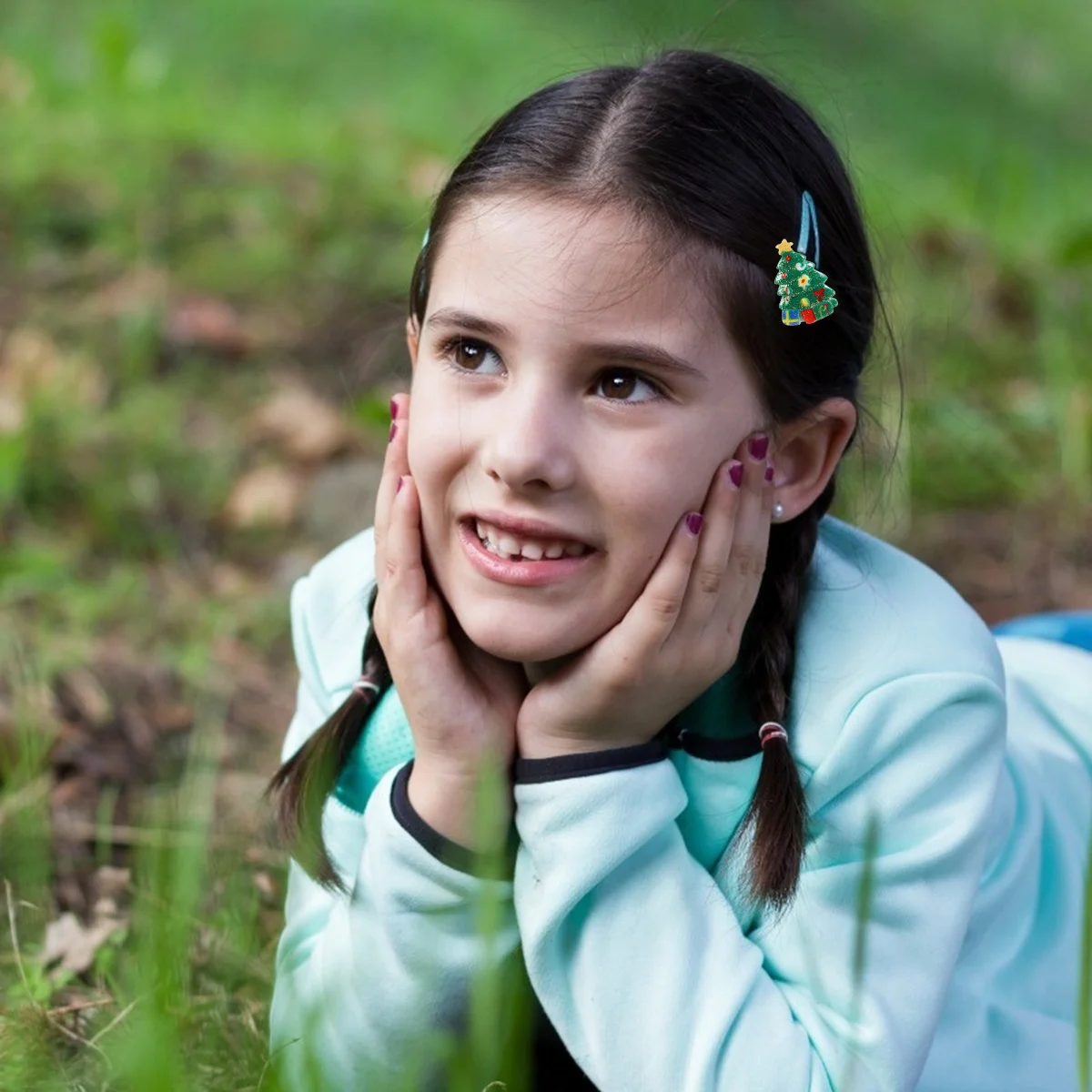 

50Pcs Resin Accessories Christmas DIY Decoration Handmade Materials Small Lightweight Random Styles for Craft Gifts