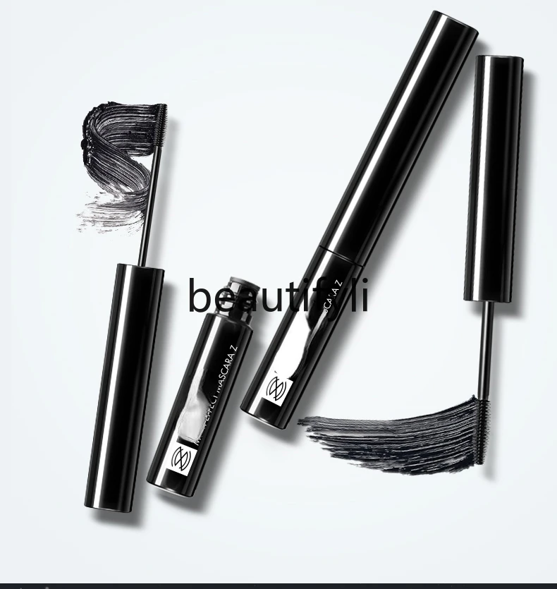 Small black stick waterproof, slender and curled, long-lasting, non-smudging and non-makeup-taking mascara