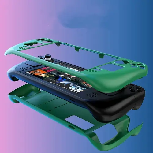 Imagen 2 del producto Funda protectora para Steam Deck, controlador, funda protectora colorida, carcasa dura con soporte