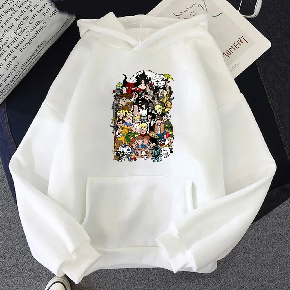 

1980s Anime Cartoon Hoodie Cartoon Print Vintage Sweatshirt Long Sleeve Comfortable Clothing Moletom Comic Pullovers Unisex Kids