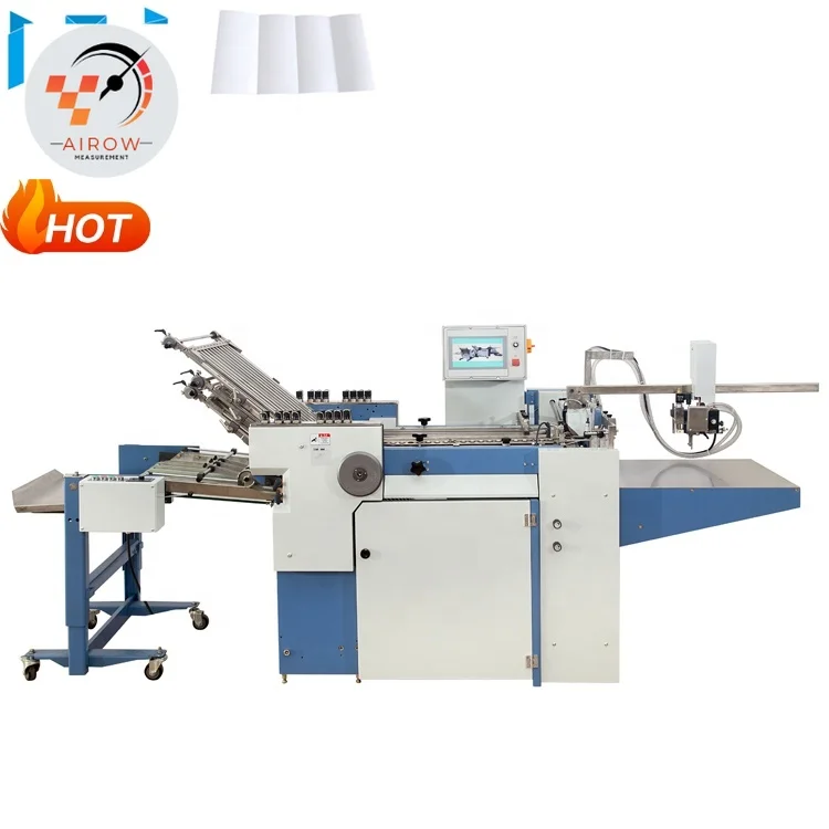 AIROW High Speed Pamphlet Flyer Folding Machine Paper Origami Machines Paper Folding Machinery