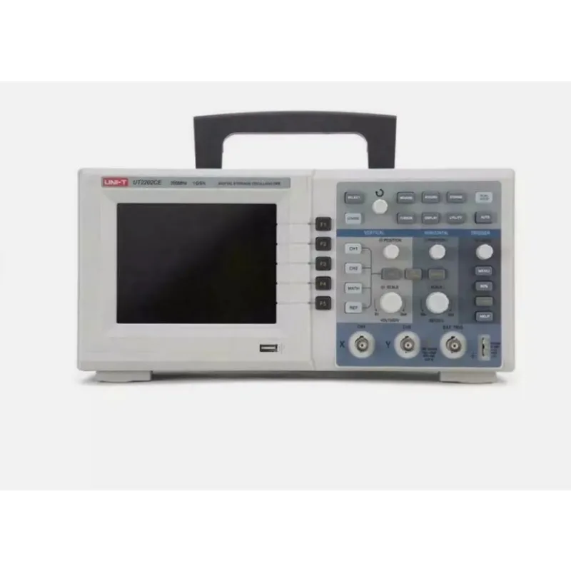 1PC NEW UNI-T UTD2202CE In Stock Digital Storage Oscilloscope 200MHz 1GS/s 2CH 25kpts Memory USB & PC Control Original Box