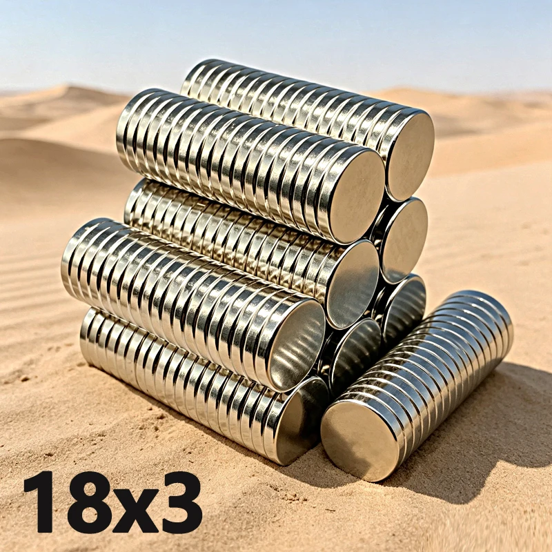 2-200pcs 18x3mm Magnet N35 NdfeB Permanent Magnetic Imanes Round Shape Neodymium Fridge Magnets 18*3mm Magnet Accessory