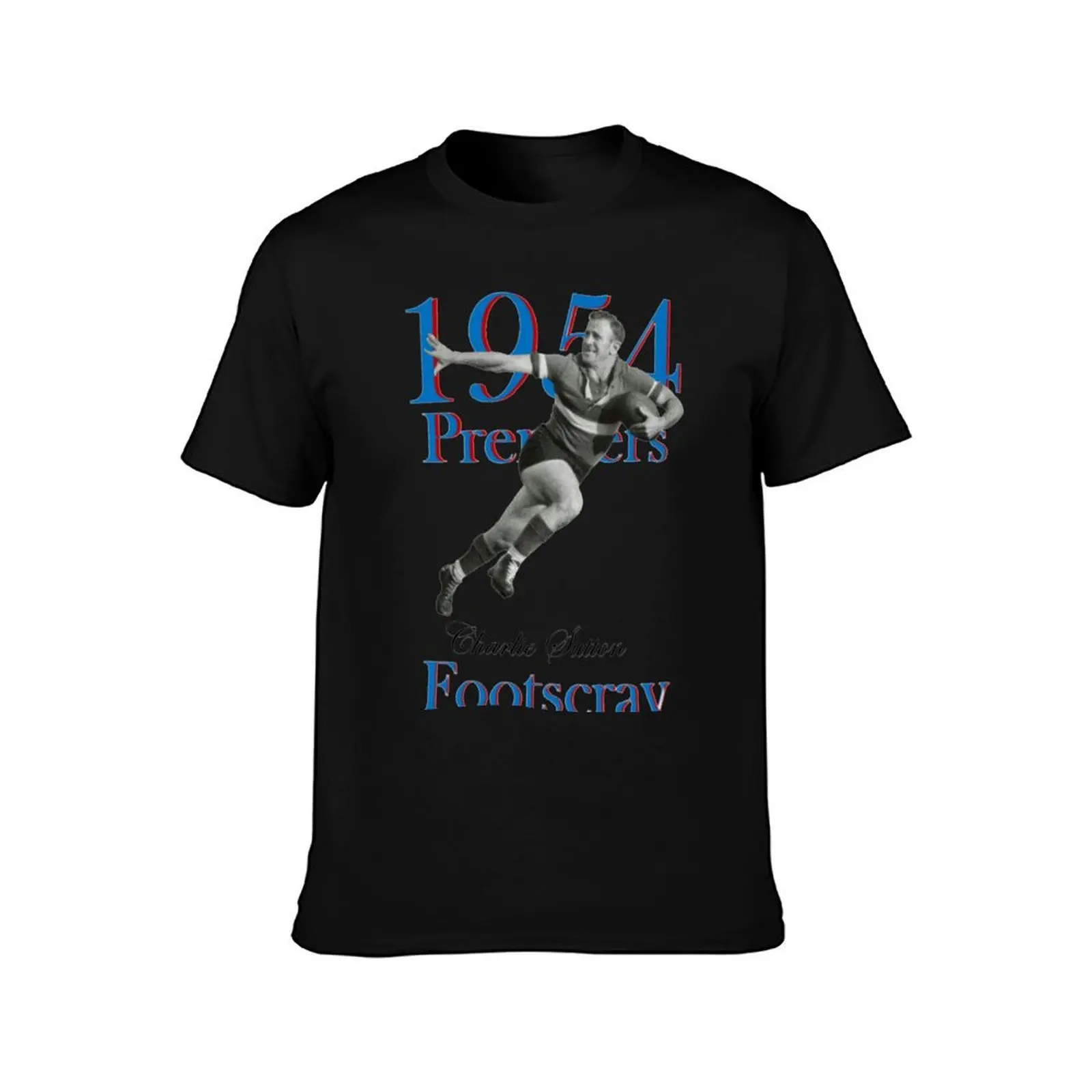 Footscray - 1954 VFL Premiers T-Shirt t shirts for man cotton T-Shirt
