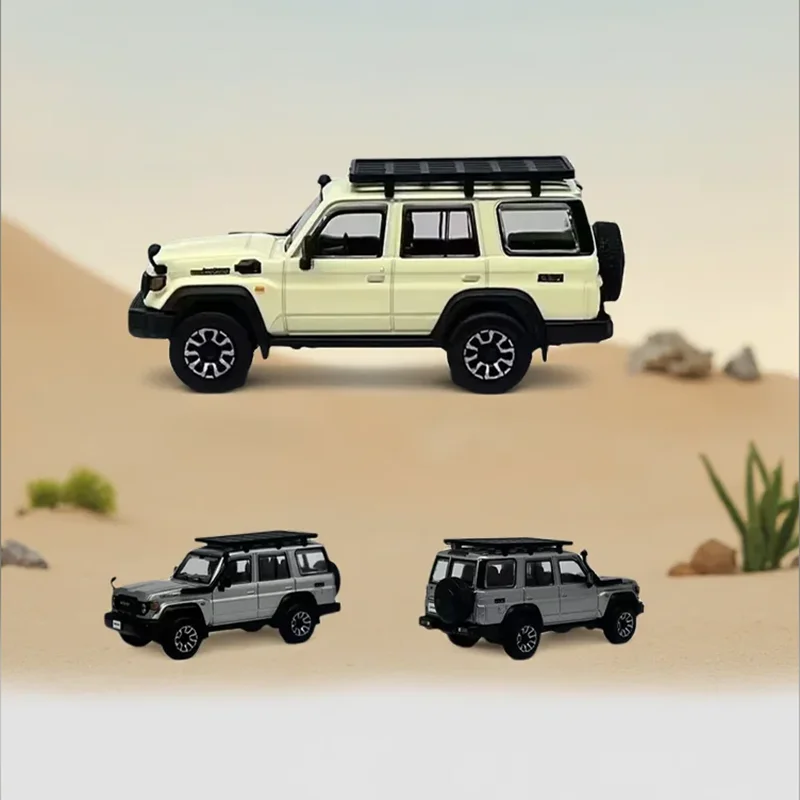 

DBGT 1:64 Модель внедорожника Land Cruiser LC70 из сплава, статическая коллекционная модель, украшение, праздничный подарок, игрушка, сувенир