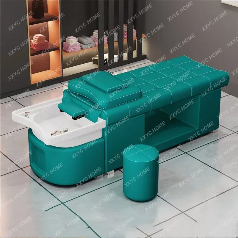 Water Circulation Hair Washing Bed Spa Thai Massage Shampoo Basin Chair Salon Therapy Silla Peluqueria Salon Furniture MQ50SC