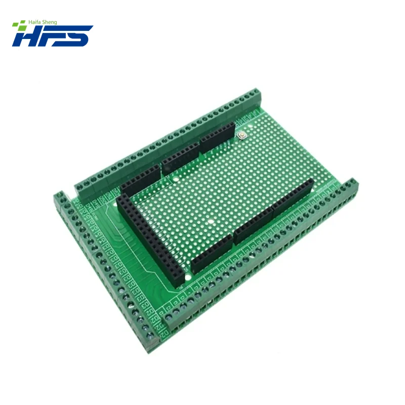 Dubbelzijdige Pcb Prototype Schroefklemmenblok Schermset Voor MEGA-2560 Mega 2560 R3 Mega2560 R3