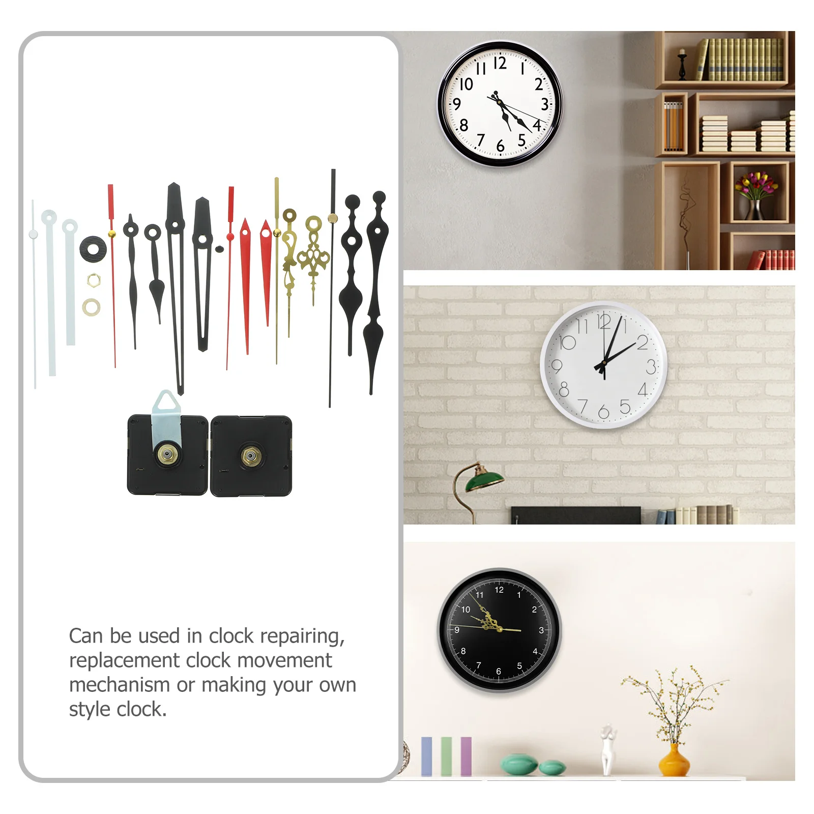 Набор механизмов для кварцевых часов, замена и ремонт