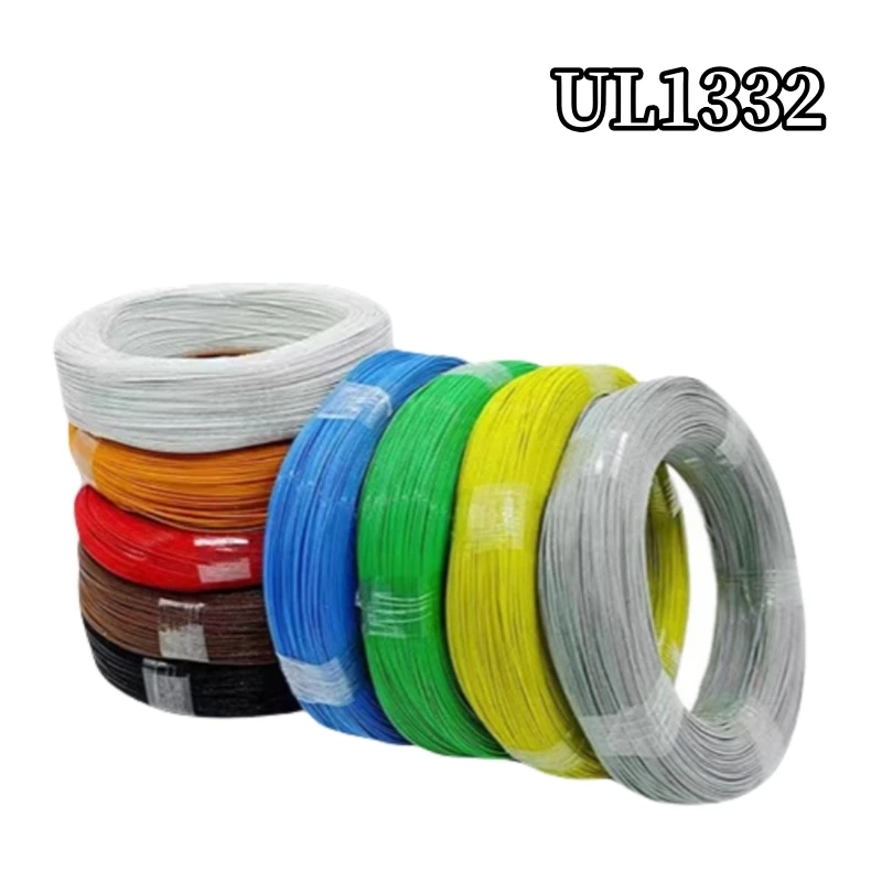 

5/10M UL1332 PTFE Wire 30/28/26/24/22/20/18/16/14/13/12/10 AWG FEP Insulated High Temperature Electron Cable For 3D Printer