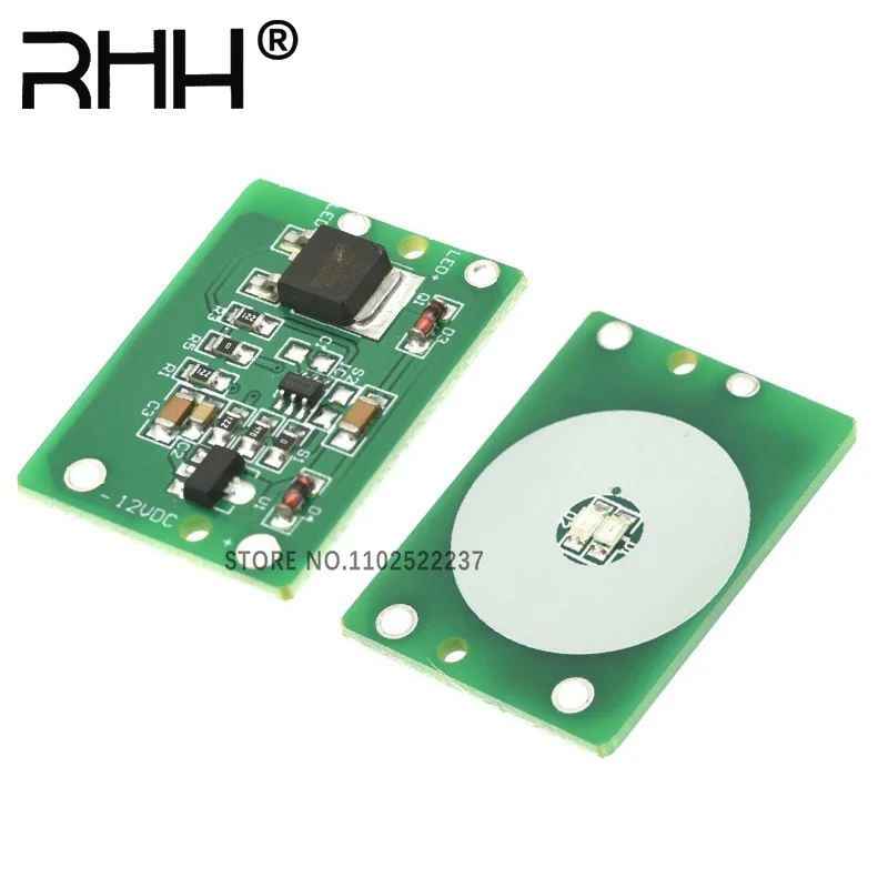 12V Capacitive Touch Switch Sensor Module Push Button Touching Key Module Jog Latch With Relay DC 6-20V 3A