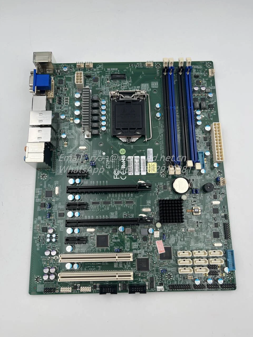 C7Z87 for Supermicro Motherboard LGA1150 4th Generation i3 i5 i7 Series DDR3 PCI-E 3.0 SATA3