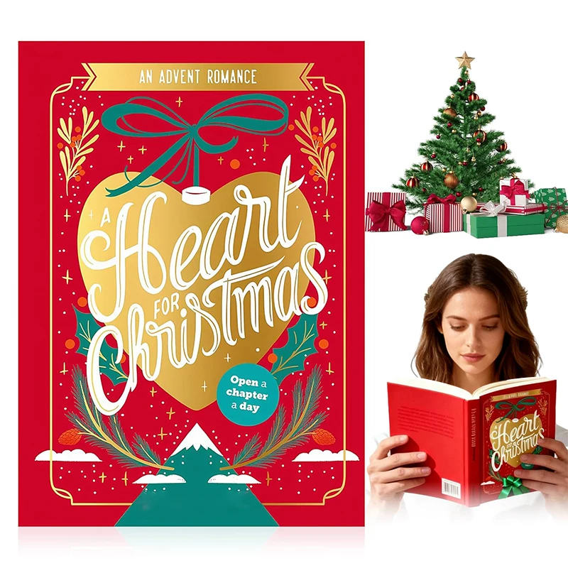 24 Days Of Christmas Love Advent Calendar Book,Advent Calendar 2025,24 Days Christmas Eve Love Story Book Gift For Couples