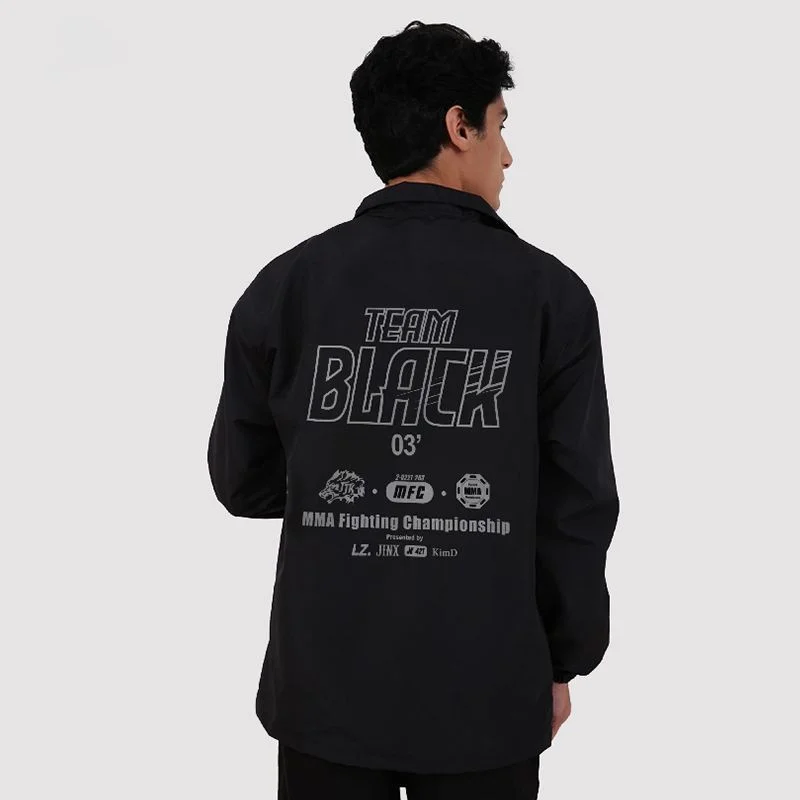 Anime Jinx Manhwa Team Black Adult Cosplay Coat Jacket Costume Jaekyung MMA Fighting Championship Halloween Suit Casual Outfit view 6