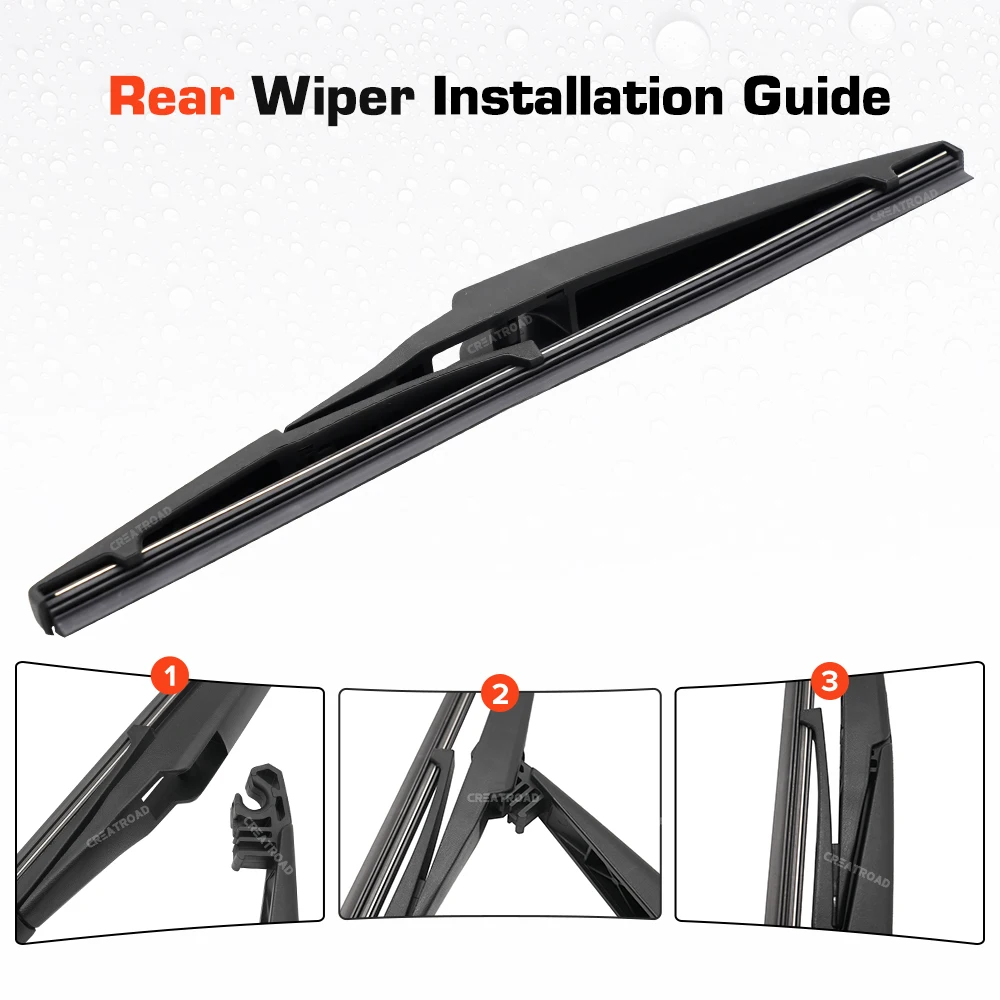 

Silicone Wiper Blades Fit For Toyota RAV4 XA20 2000-2005 Coated Windshield Wipers 24"+19"+12"
