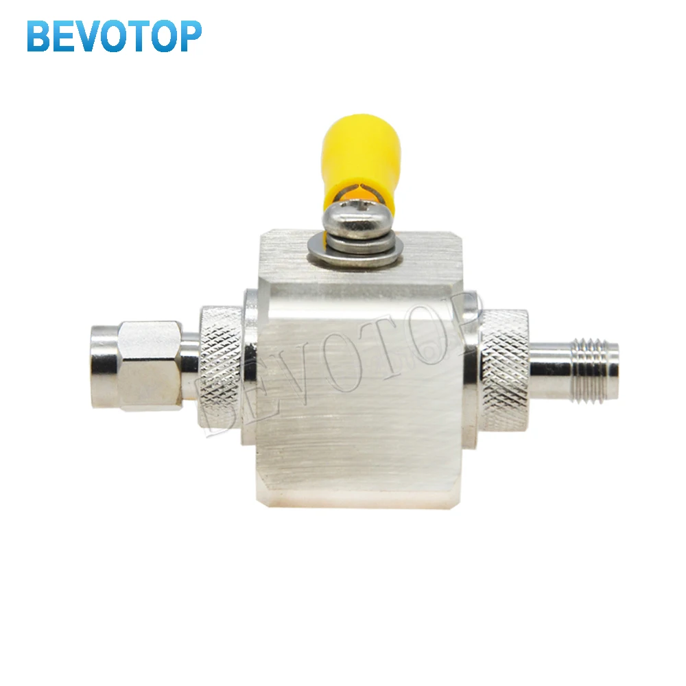SMA Type Coaxial Lightning Arrester SMA Male to SMA Female 6GHz 50 Ohm Lightning Protector with 90V Gas Tube Surge Arrester