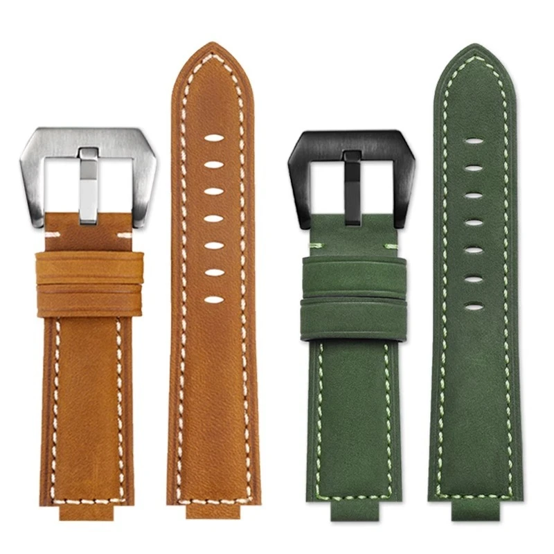 Modified Cowhide Watch Strap for Casio G-SHOCK GM-2100 GA2100 GA-2100 GM110 GA-110/120 GD-110 Wristband Watchband 24x16mm