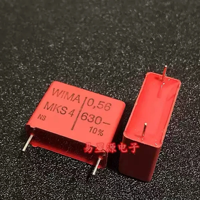 3pcs-0.56UF 630V imported Weima WIMA 630V564 560NF U56 MKS4 audio fever capacitor