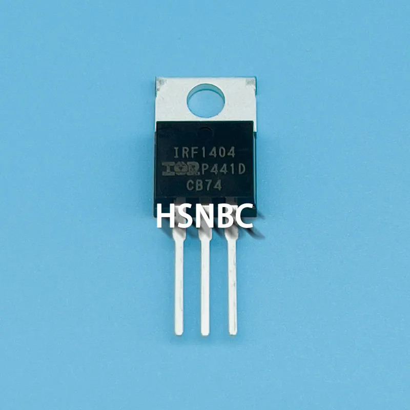 10 шт./лот транзистор IRF1404 IRF1404PBF TO-220 40 в 202A MOSFET N-канальный силовой транзистор 100% новый импортный оригинальный