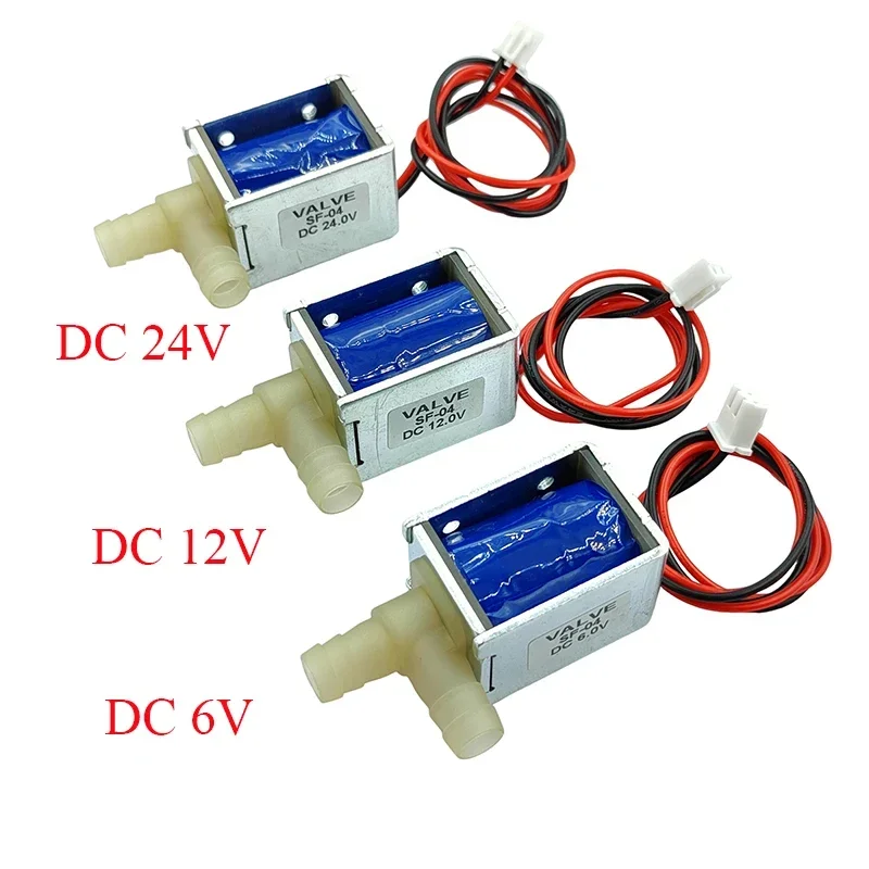 DC 6V/12V/24V Mini Electric Solenoid Valve 2-Way Normally Closed N/C