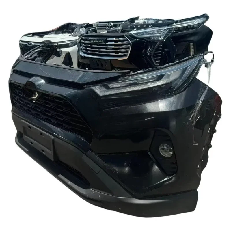 For Cars 2020-2024 RAV4 Front Mouth Front Bumper Grille Headlight Water Hood Wing Front Nose Assembly
