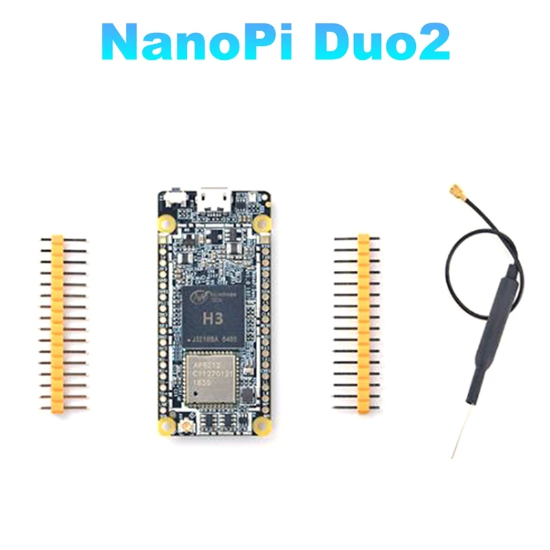 

Nanopi DUO2 Developed Board 512M DDR3 Allwinner H3 Cortex-A7 Wifi Bluetooth Module Ubuntucore Iot Applications