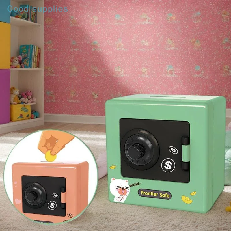 Mini coffre-fort ATM, tirelire créative, mot de passe, pièces de monnaie numériques, dépôt d'argent, sécurité pour enfants, coffre-fort, meilleur cadeau du nouvel an