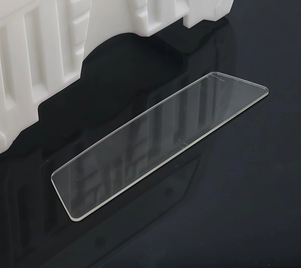 RCRUN Clear Rear Window Glass Parts For 1/10 Tamiya Bruiser RC4WD TF2 Hilux RC Crawler Body Shell Accessories