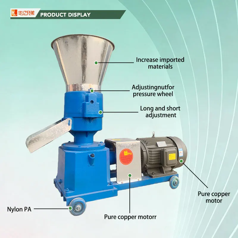 Feed Pallet Making Machine Animal Pellet Poultry Feed Processing Machinery Pelletizer Machine