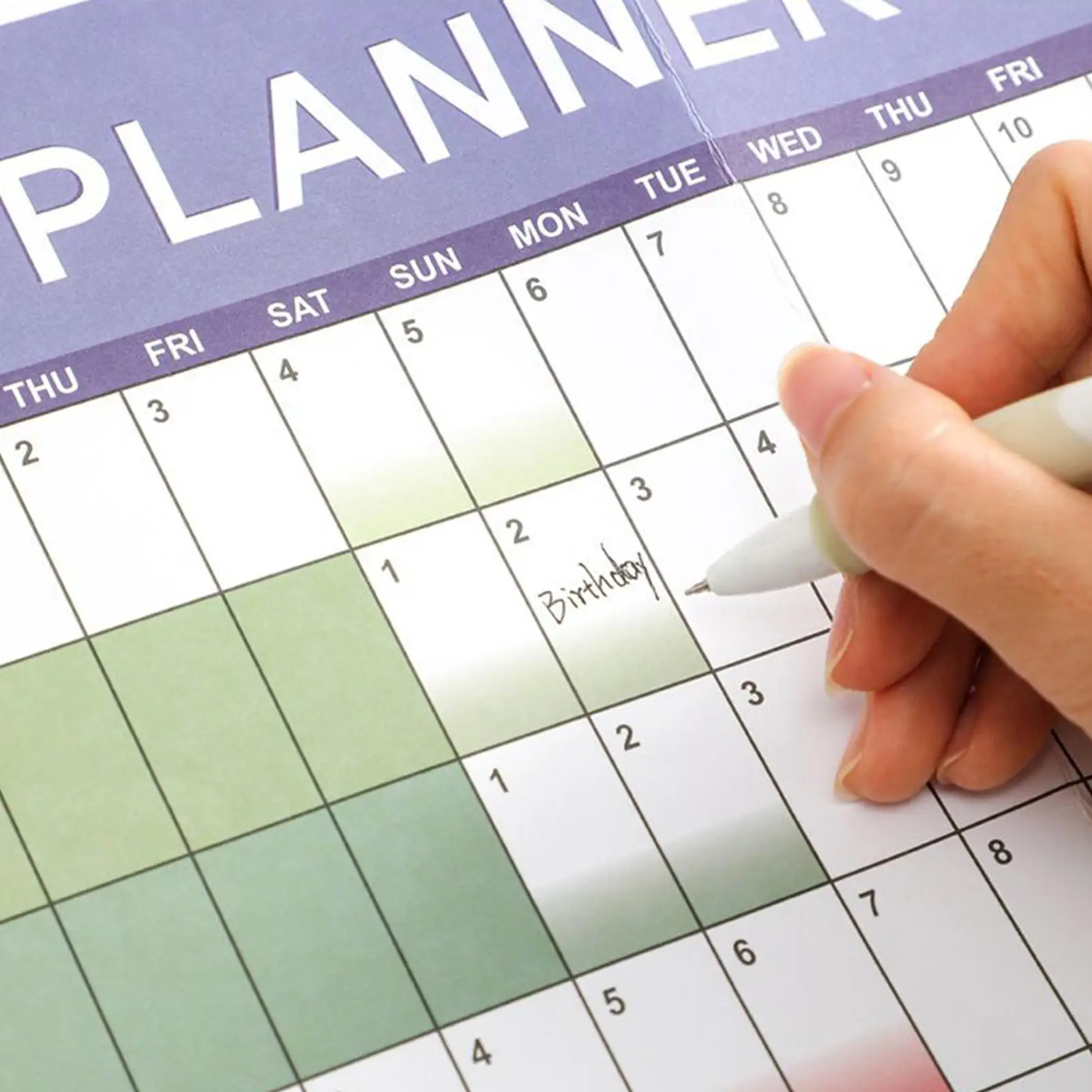 2026 السنة الجديدة تقويم الحائط مخطط شهري جدار التقويم قابلة لإعادة الاستخدام الجدول الزمني المنظم للعمل دراسة الأسرة الاطفال مكتب النوم