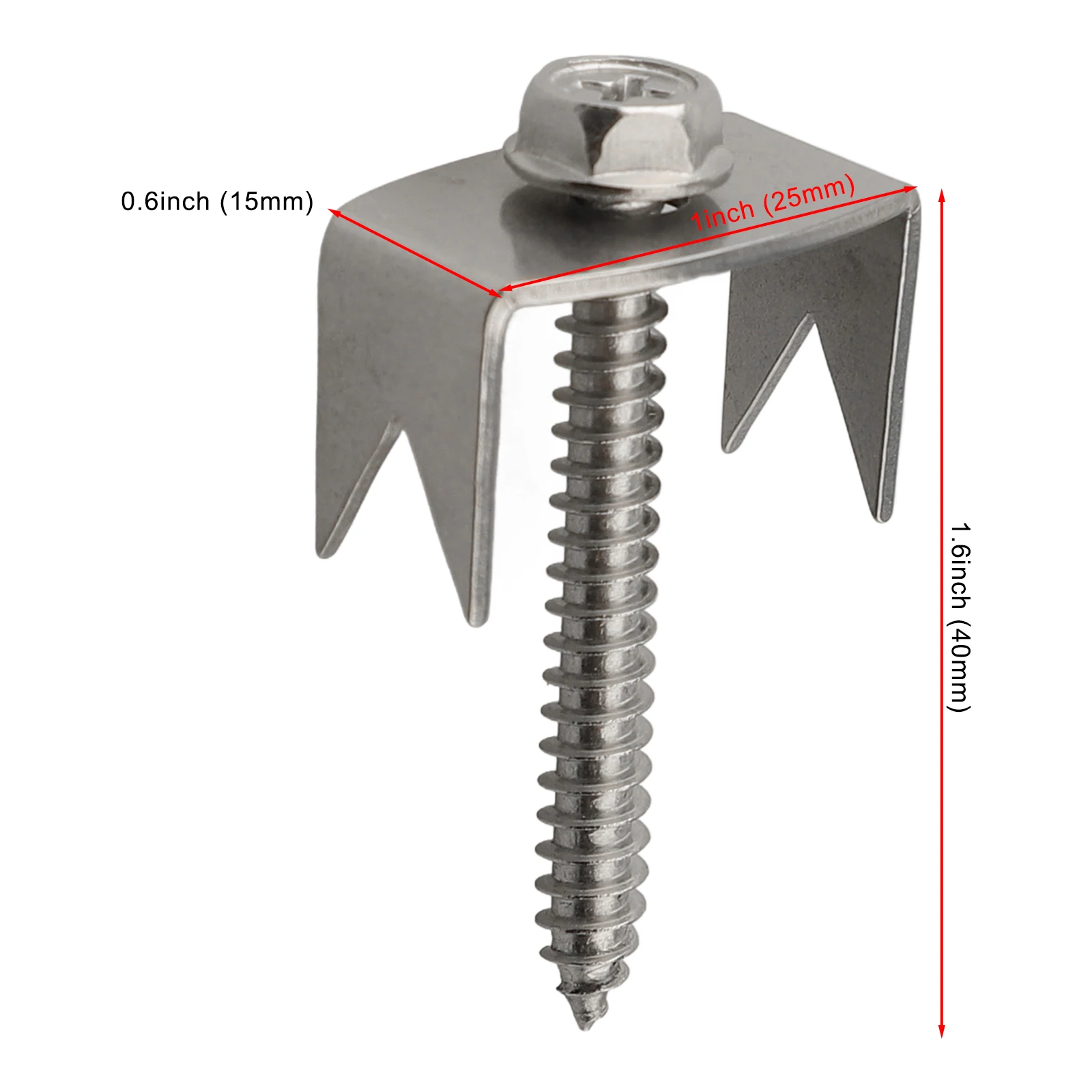 Fencing Staples Stainless Steel Wire Fencing Staples Rustproof Versatile Use Corrosion-resistant Easy To Install