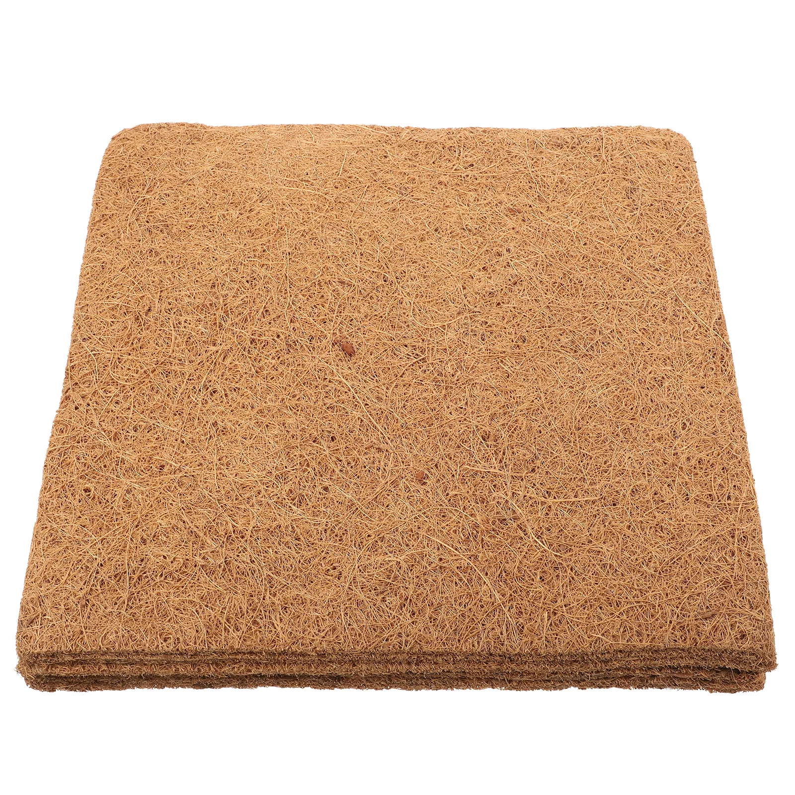 

6pcs Coconut Fiber Pet Mat Reptile Chicken Breeding Pad Natural Breathable Egg Protection For Poultry Nesting Supply