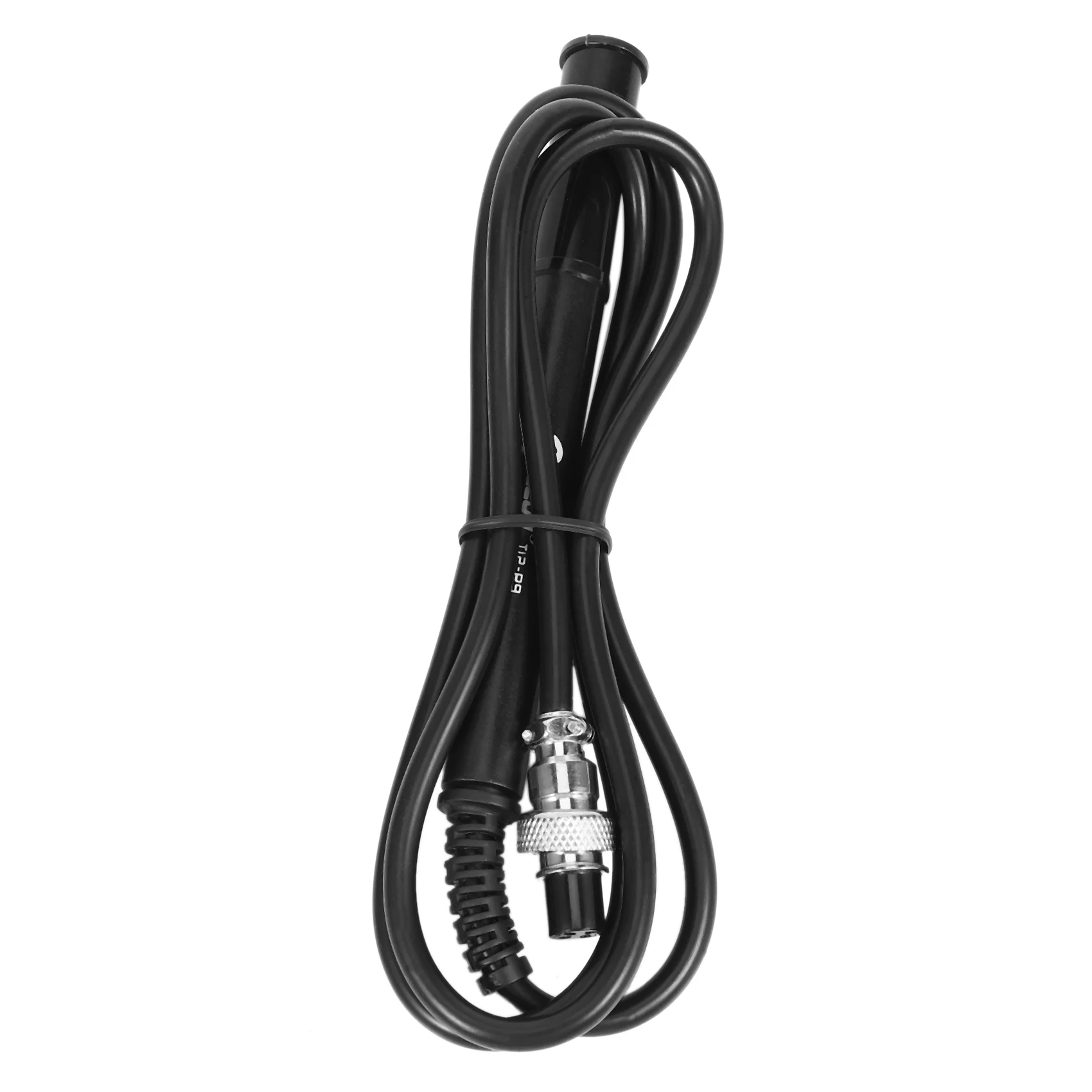 Mango de plástico T12-P9 para estación de soldadura eléctrica digital OLED/LED para puntas de soldadura T12 Mango de enchufe de GX12-4 pines, negro