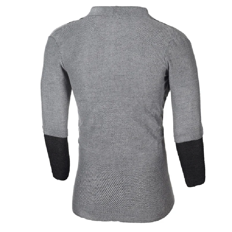 Men’s Sweaters Autumn Spring Scarf Collar Knitted Sweater Jackets Cardigan Coats Patchwork Men Clothing Casual Knitwear MY170 6 Men's Sweaters Autumn Spring Scarf Collar Knitted Sweater Jackets Cardigan Coats Patchwork Men Clothing Casual Knitwear MY170 6