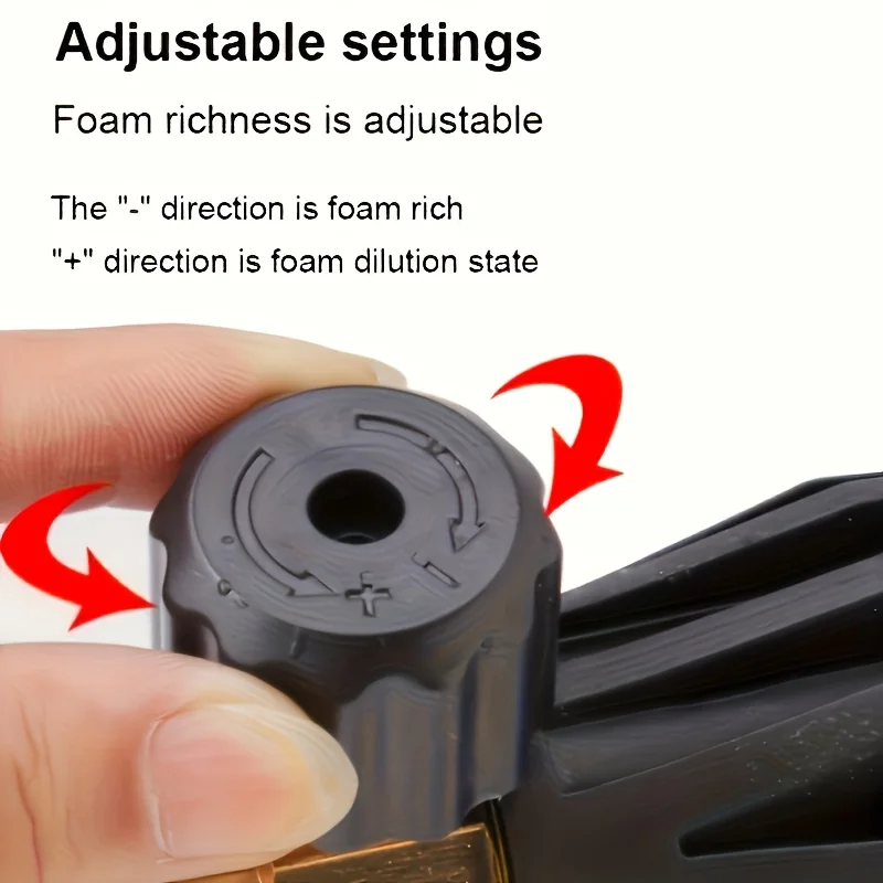High Pressure Car Wash Foam Cannon Gun, 1/4