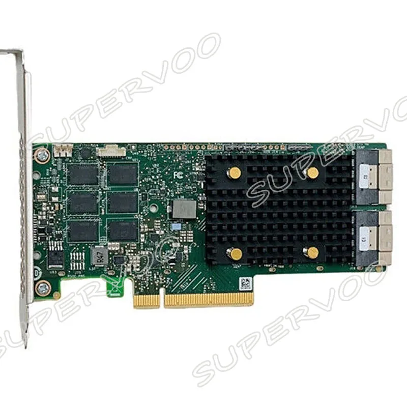 

MegaRAID 9560-16i 12 ГБ трехрежимный SAS SATA NVMe PCIe 4,0 SFF-8654 RAID-контроллер 05-50077-00 16 портов 12 ГБ/с Raid Card оригинальный