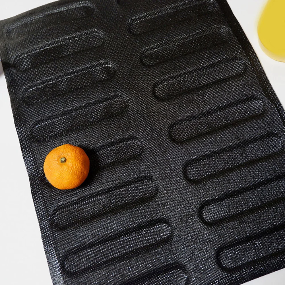 

Bread Baking Pan Silicone Mold Breathable French Bread Tool Multi- Bakery Accessory Brownie Pan with Dividers