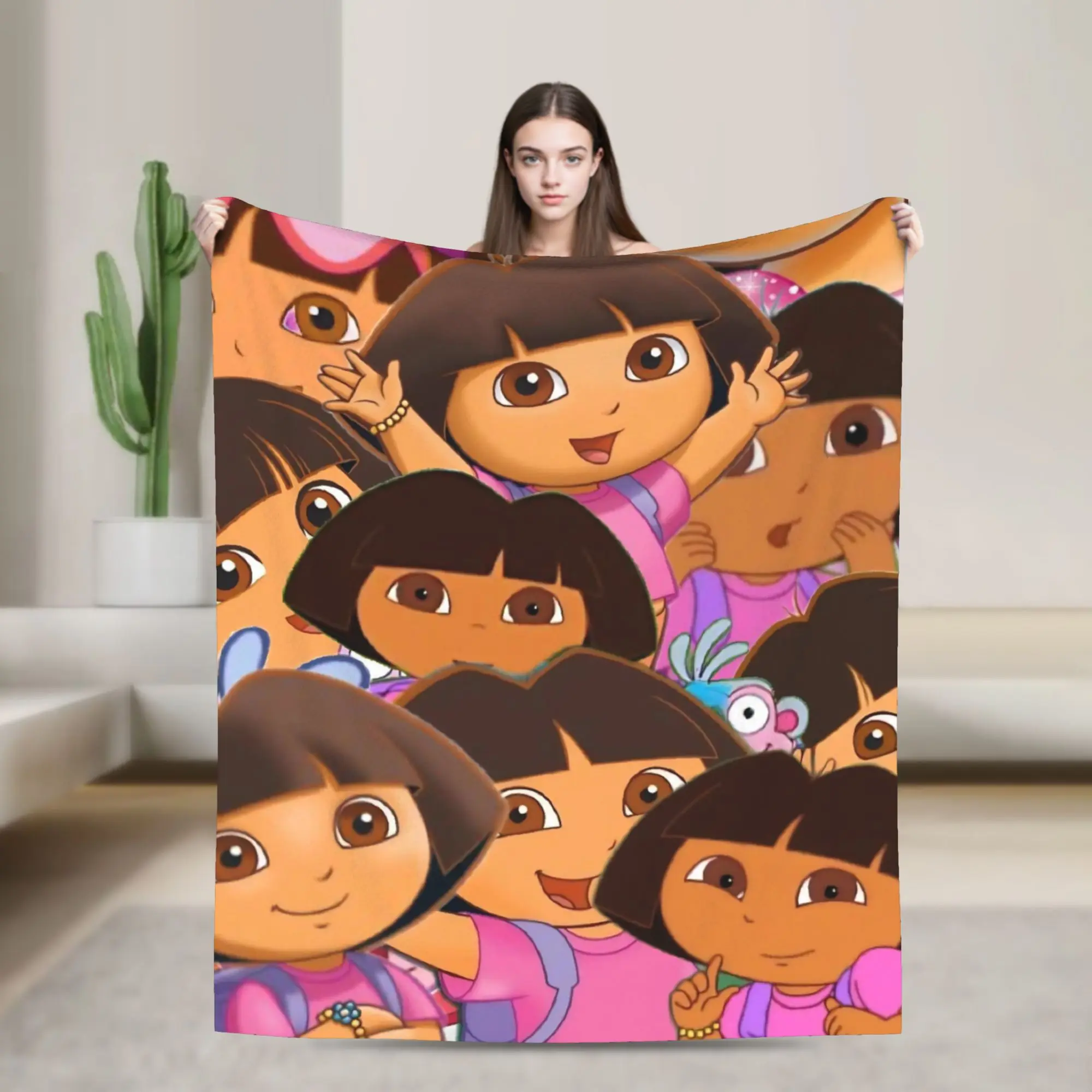 D-Doras The Explorers Blanket Super Soft Warm  Throw Blankets for Couch 50x60 Inch Multiple Sizes Bedding Throws
