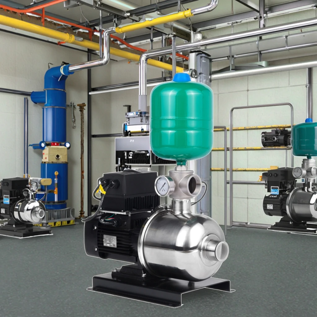 Set di pompe di pressione a frequenza variabile in ghisa efficiente TLF Durevole LQDWF8-4-1P1B per edifici multipiano