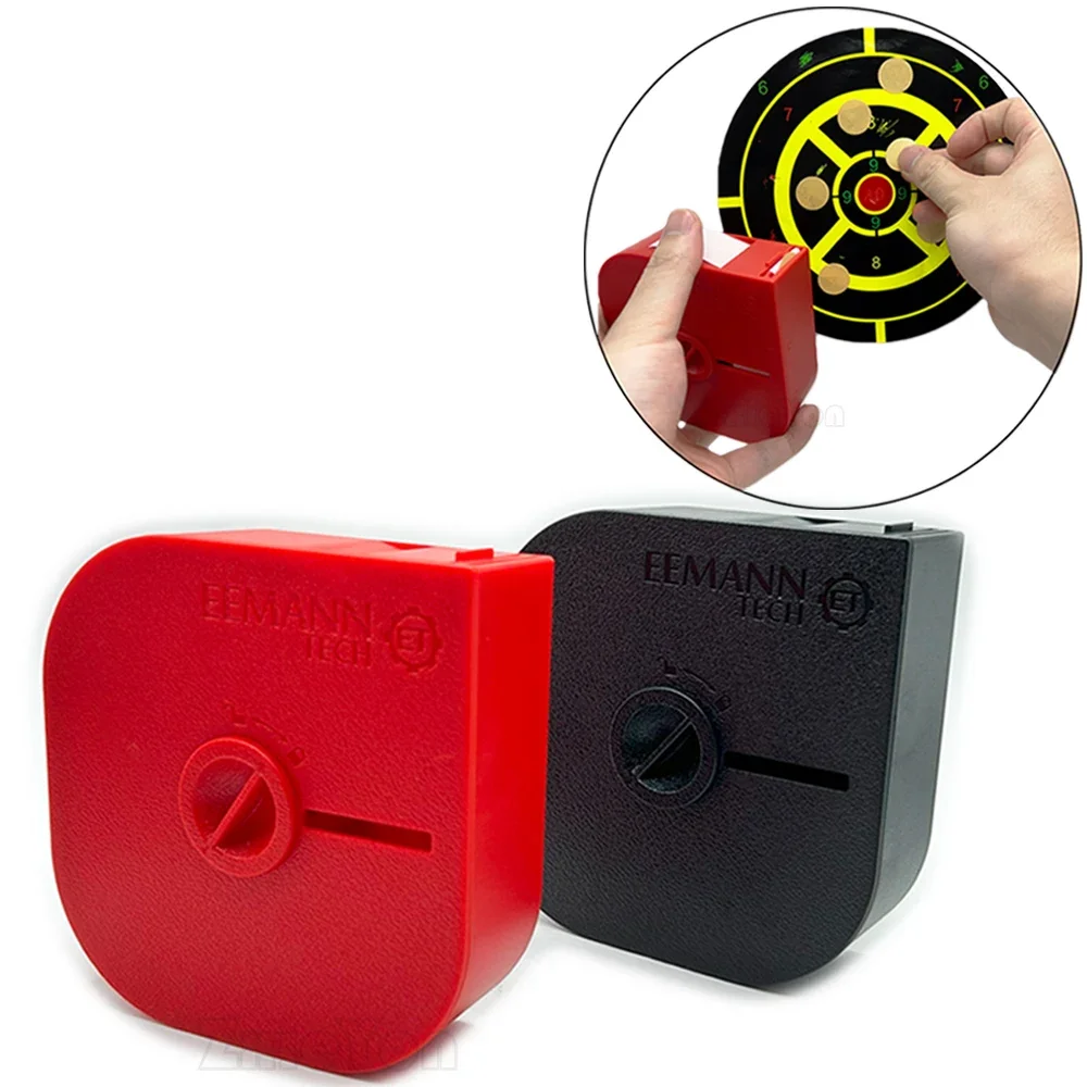 Shooting Target Sticker Box Shooting Plaster Dispenser IPSC Bullseye Hole Patch Sticker Dispenser Shooting Accessories