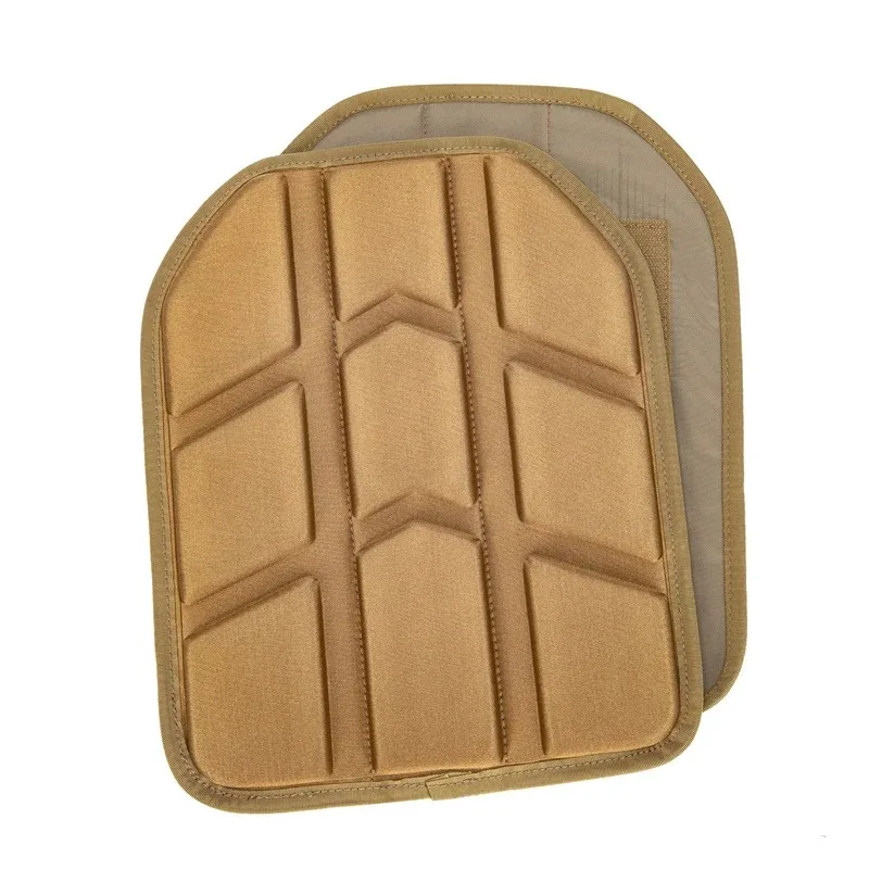 

2 Pieces Removable Molded Tactical Vest Pad for Paintball Game Vest Tactical Plate Carrier Vest Cushion 25x30cm