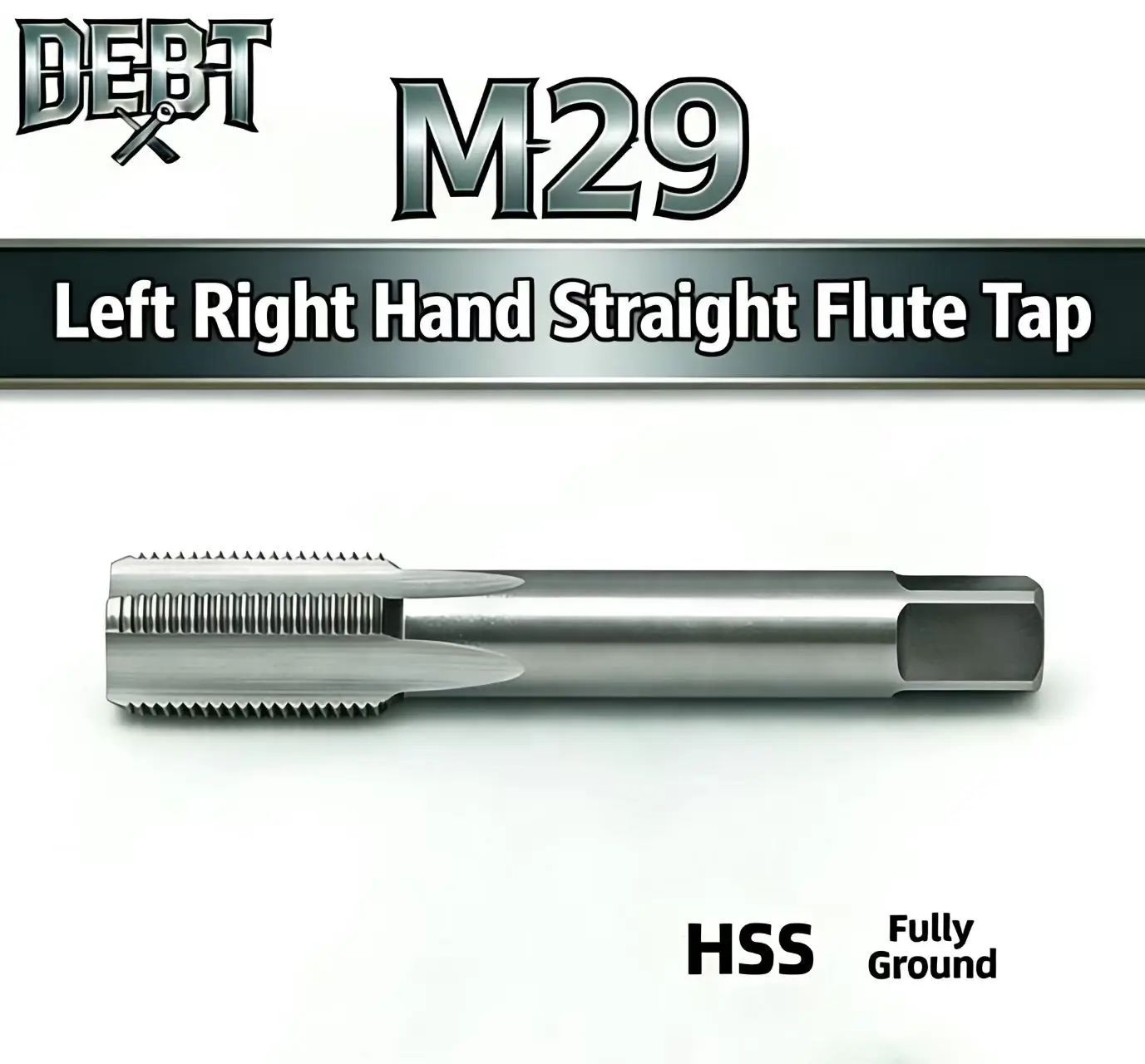 

Metric HSS M29 Straight Flute Tap Set Left & Right Hand Taps M29X0.5 M29X0.75 M29X1 M29X1.25 M29X1.5 M29X1.75 M29X2 M29X2.5 M29X