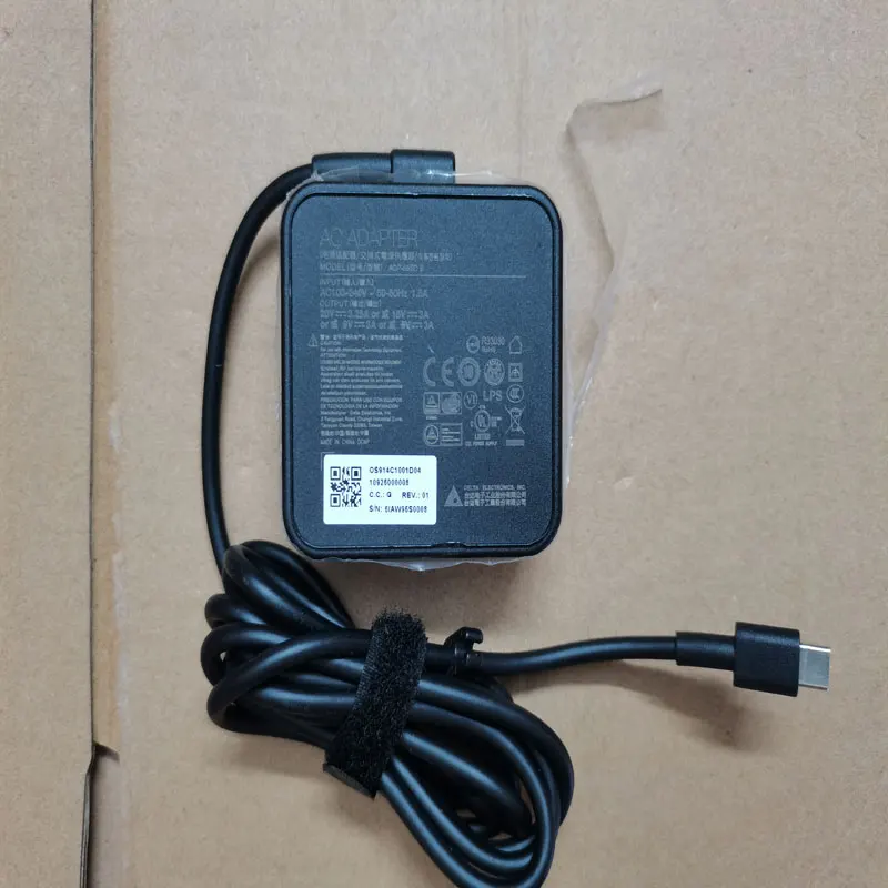 OEM Delta 65W 20V 3.25A ADP-65SD B USB-C AC Adapter For MSI Summit E13 Flip Evo A11MT-253US 13.4