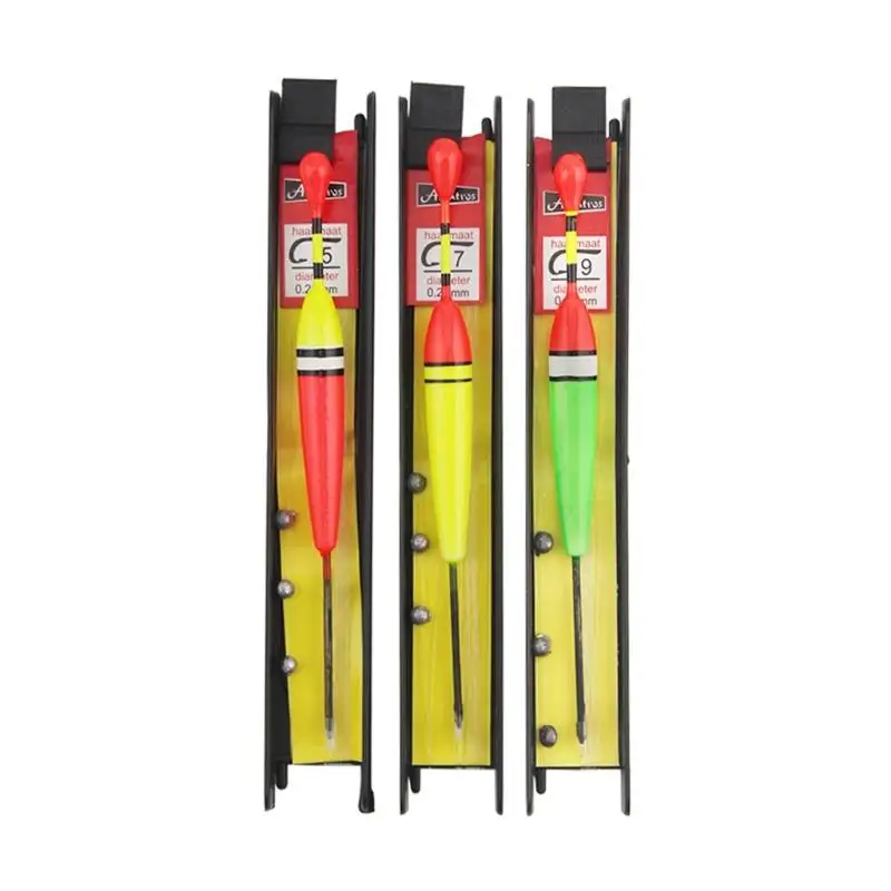 

R6FE Pack of 3 Fishing Bobbers Indicators Float Fly Fishing Tackle Float Floating Bobber for Trout