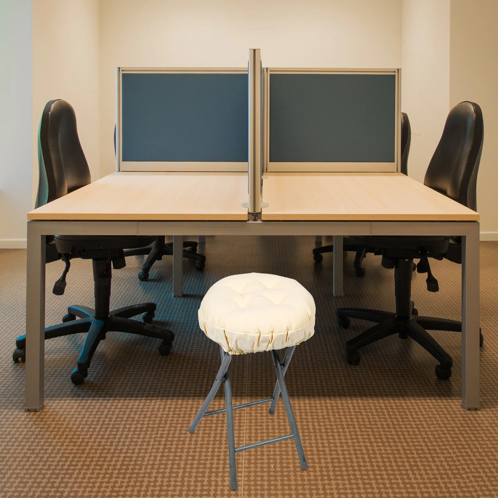 Круглые чехлы на табурет, утолщенные, эластичные, эластичные, подушка для сиденья, нескользящие, моющиеся, чехол для барного стула, протектор 30 см для дома