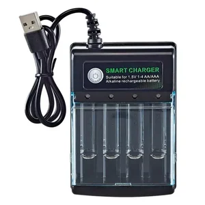 بطارية أصلية قابلة لإعادة الشحن 1.5 فولت AA9800 مللي أمبير + AAA8800mAh + شاحن لساعة الكمبيوتر راديو لعبة فيديو كاميرا رقمية AA AAABATTERY أفضل 6 بطاريات قابلة لإعادة الشحن 1.5 فولت - رقم 1