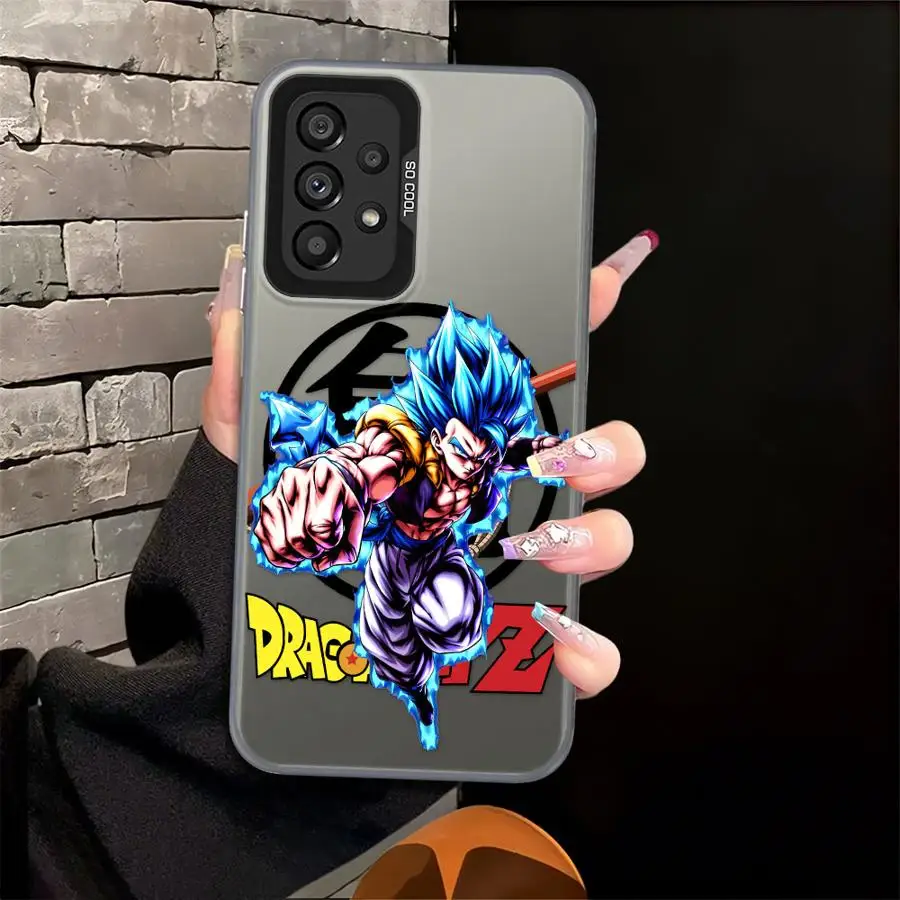 حافظة لهاتف سامسونج جالاكسي A32 A16 A34 A22 A15 A24 A13 A25 A12 A14 A23 لعبة دراغون بول فيجيتا مقابل سون جوكو