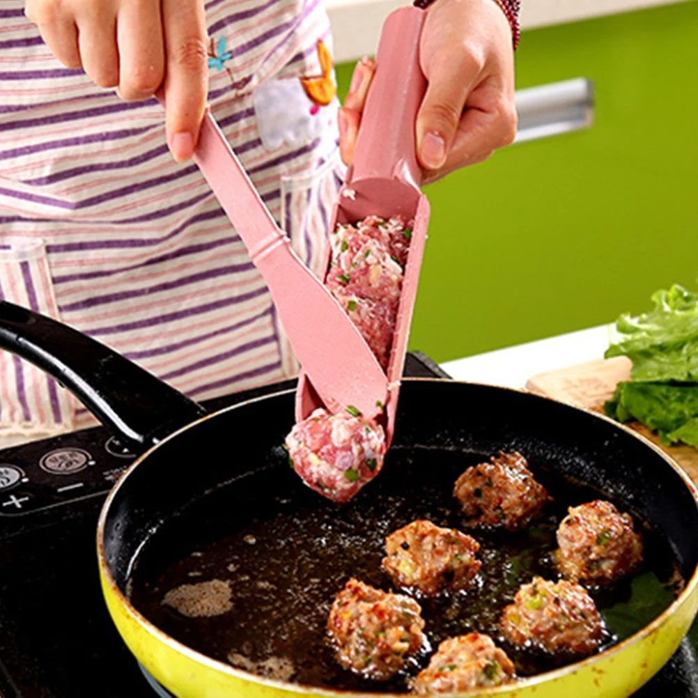 

8 Sets Meatball Mold Maker Meatballs Fishball Making Spoons Stainless Steel Scoop