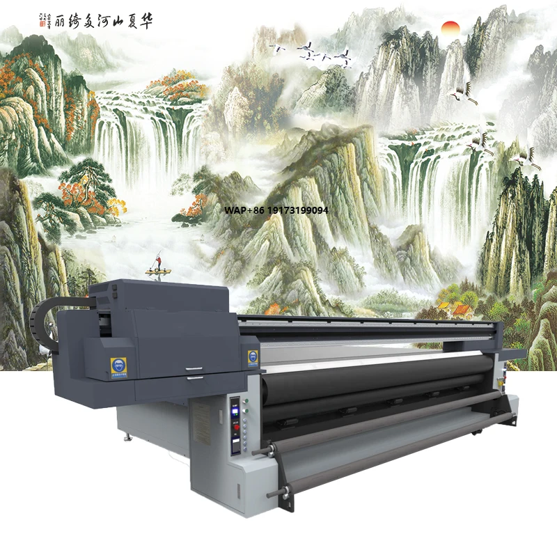 For YC3321R 3D UV Printer-Multicolor Automatic with UV Printing for Banner Paper