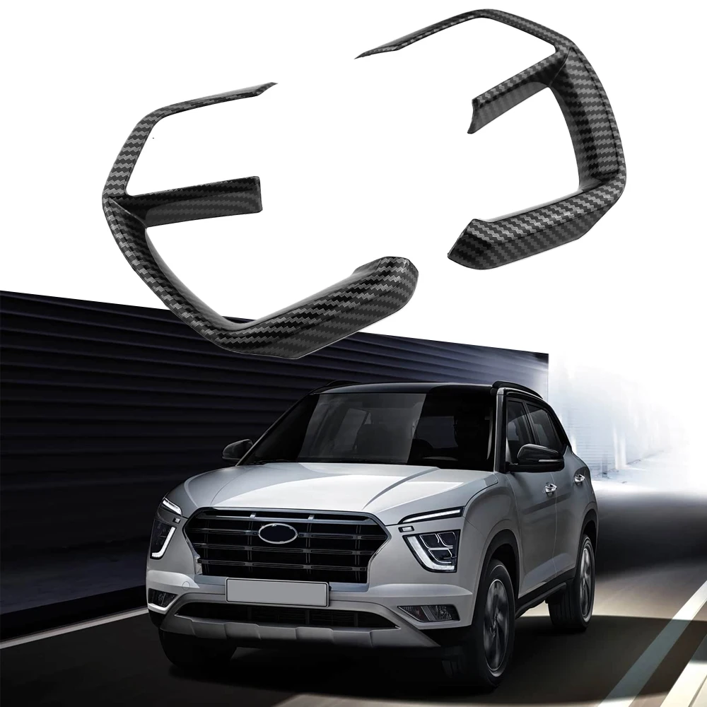 Cubierta Decorativa para Volante de Coche, Adhesivo para Hyundai Creta Venue Cantus 2020-2025 Creta Grand 2025, Moldura Interior, Accesorios de Estilo para Coche