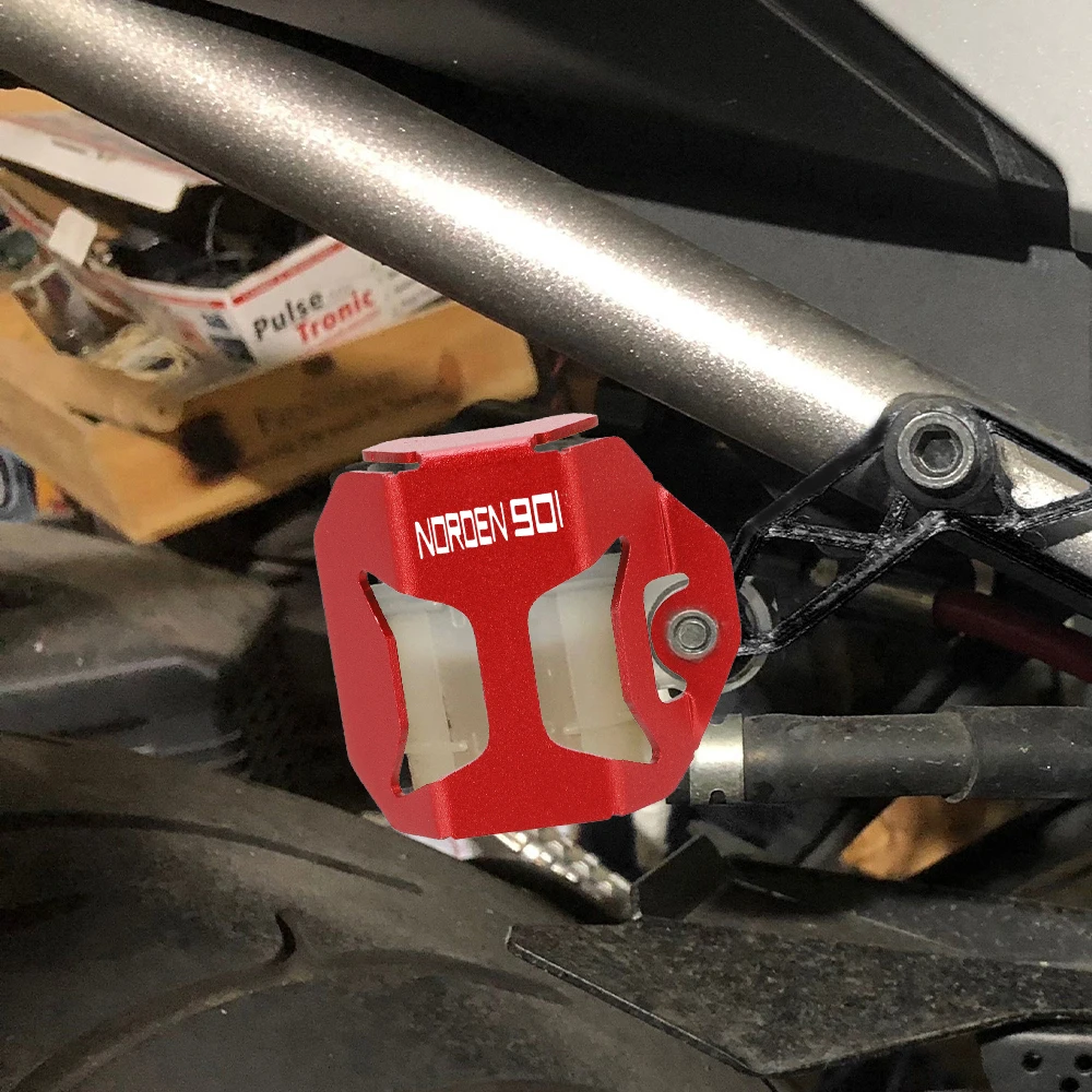 

norden 901 CNC Aluminum Rear Brake Fuel Tank Oil Cup Cover Protector Motorcycle Accessory for 901 norden norden901 2022
